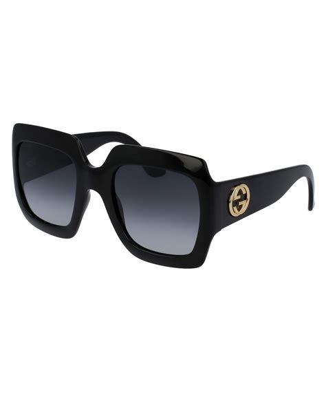 gucci 53mm oversized sunglasses|gucci large square frame sunglasses.